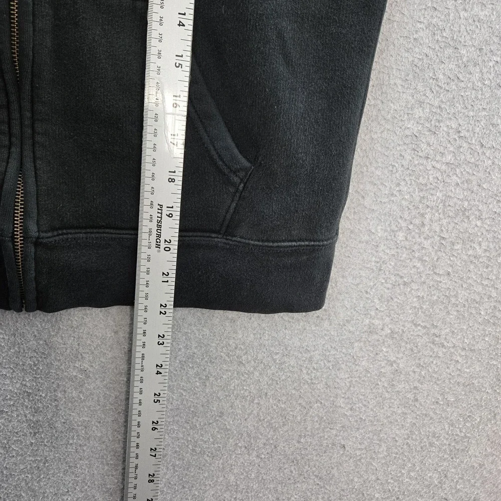 Polo Ralph Lauren Boys‎ Hoodie L/G (14-16) Black Embroidered Fleece Zipper Logo